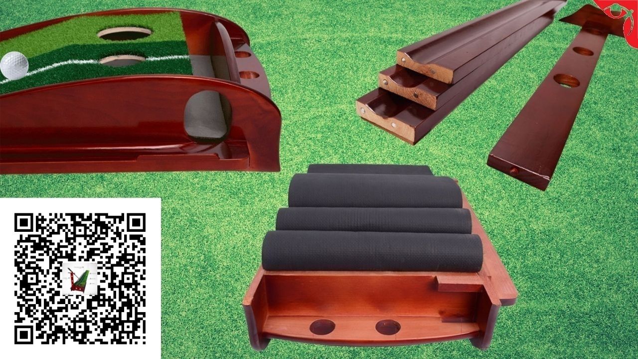 Trọn bộ Putting golf 2 lổ, bóng, gậy, thảm dài 3,5 m - Ảnh 7